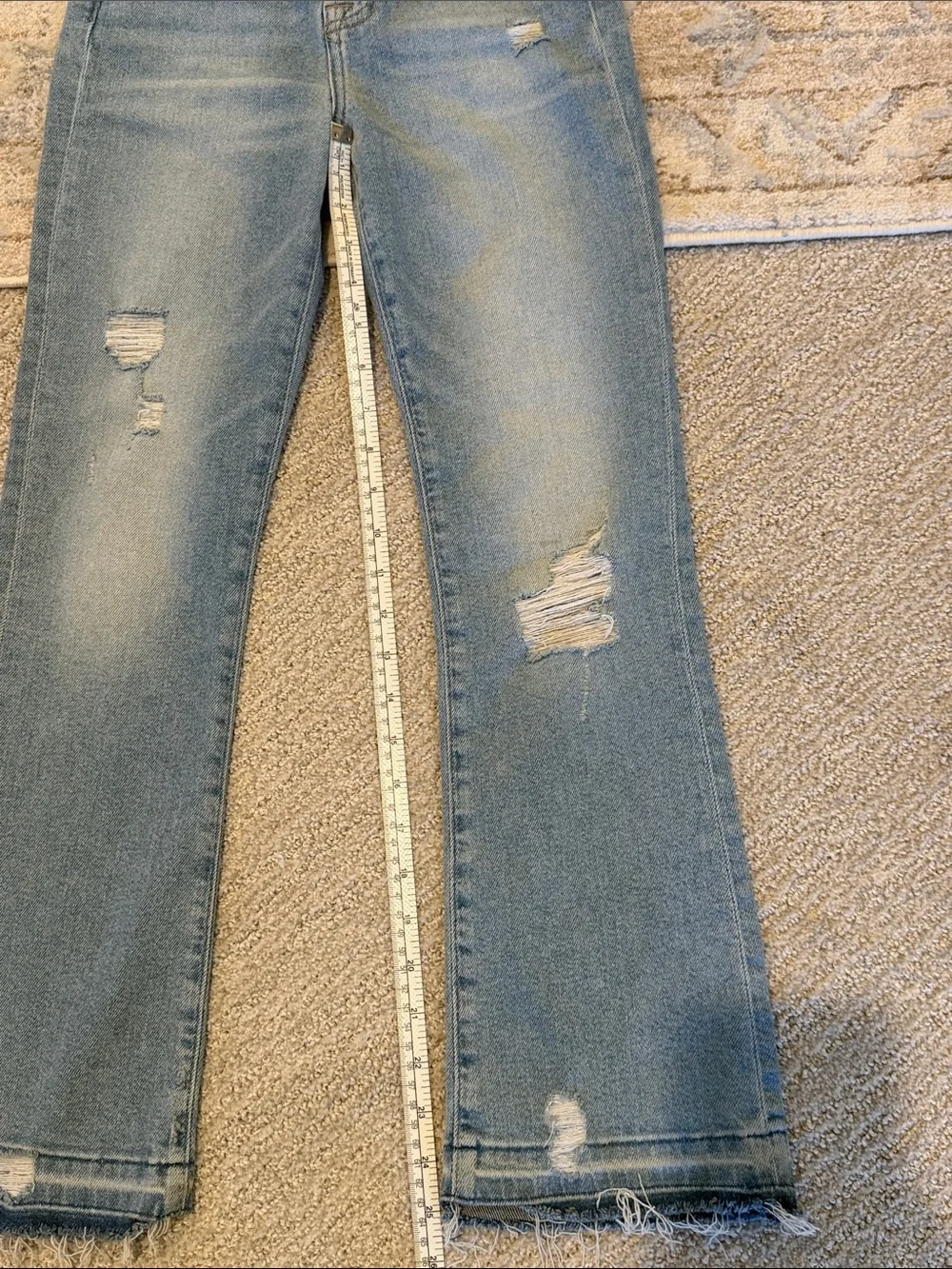7 For All Mankind High Waist Slim Kick size 23